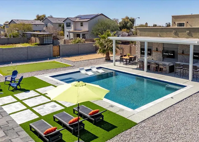 Backyard Oasis Heated Pool Game Gazebo Holiday home Phoenix